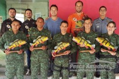 Associacao de pesca esportiva homenageia Batalhao Ambiental de Manaus