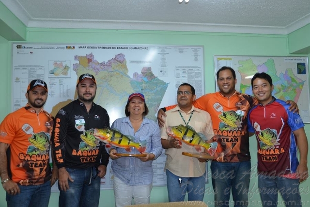 Associação de pesca esportiva homenageia IPAAM em Manaus-AM