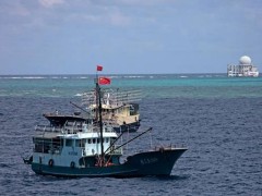 Barco Chines nas Ilhas Spratly