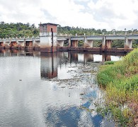 Barragem de Lauro de Freitas onde é feita a coleta de água que abasteçe Salvador-BA