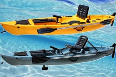 Caiaker produz primeiro caiaque para pesca esportiva com pedal