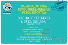 Capacitacao para condutores-guias de pesca amadora esportiva