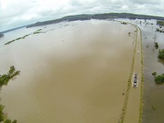 Cheia em Rondonia fecha a BR-364