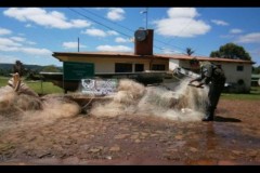 Durante fiscalizacao 65 redes de pesca sao apreendidas na Argentina