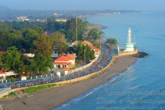 Farol em orla no Timor Leste