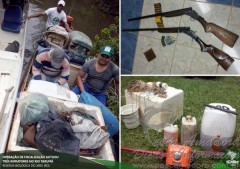 Fiscalizacao apreende infratores em reserva biologica do Jaru