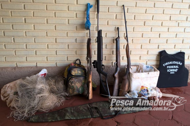 Força tarefa apreende armas e material de pesca predatória durante “Operação Guatambú” no Paraná