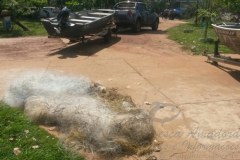Guarda Ambiental apreende 2 km de redes de pesca no lago de Palmas-TO