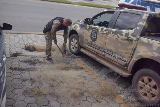 Guarda Ambiental apreende oito redes na represa do Passaúna-PR