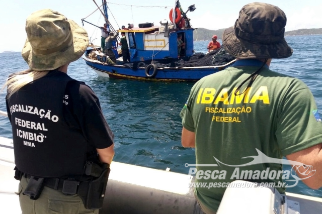 Ibama apreende 12,8 toneladas de pescado ilegal da Baía de Sepetina (RJ)