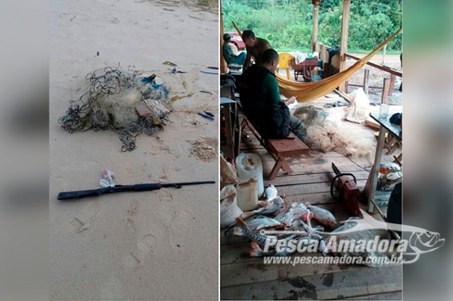 Ibama e Polícia Militar realizam apreensões nos Rios Araguaia e Culuene