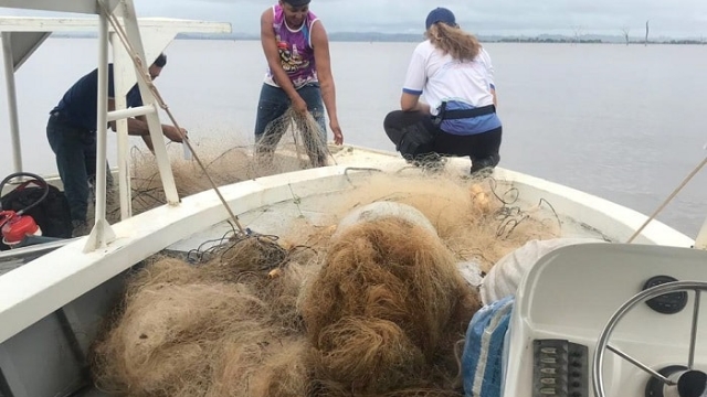 Ideflor-bio apreende petrechos ilegais e 2.2 toneladas de pescado no Mosaico de Tucuruí (PA)
