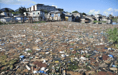 Lixo acumulado em Igarapes em Manaus-AM