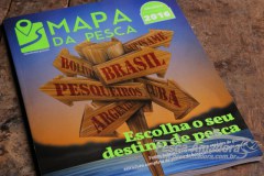 Mapa da pesca traz 57 destinos para o pescador esportivo