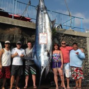 Marlin pescado no Hawai 01