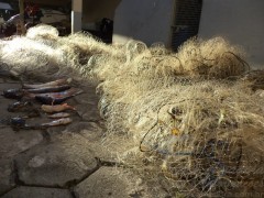 Material de pesca predatoria apreendido no ES