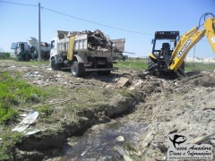 Material ilegal sendo descartado no litoral norte do Rio Grande do Sul (Foto Divulgação: PATRAM-RS)