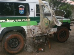 Material para pesca predatoria apreendido em Mrilena-PR