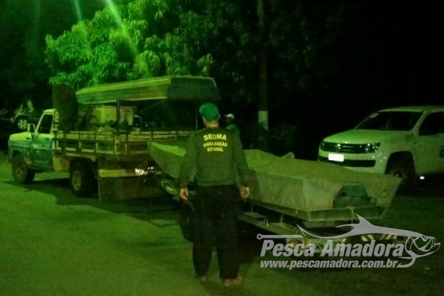 Operação Araguaia apreende 12 redes e 360 kg de pescado em Goiás