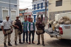 Operacao conjunta apreende redes pescado e armas no oeste da Bahia