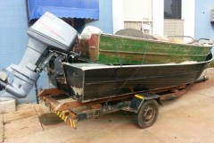 PF realiza operacao contra a pesca predatoria no Rio Parana