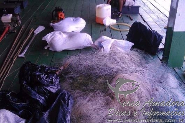 Polícia apreende equipamentos de pesca predatória em reserva indígena no AM