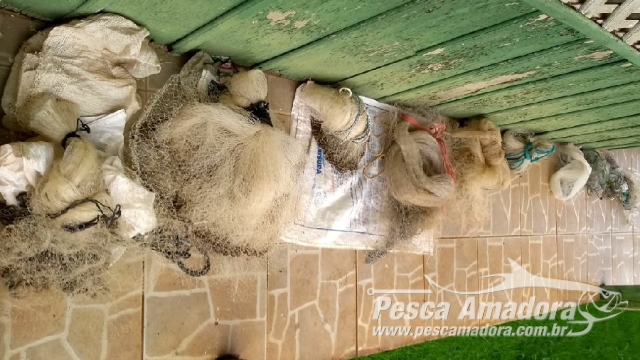 PM apreende seis tarrafas durante fiscalização no Rio Aripunã (MT)