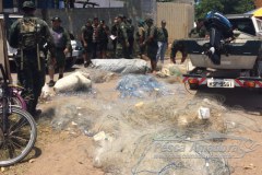 PMA apreende 10 mil metros de redes e 130 kg de pescado ilegal no ES