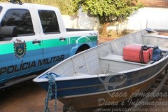 PMA apreende 11 kg de pescado ilegal e autua tres no MS 2