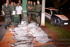 PMA apreende 152 kg de cachara e pintado apos receber denuncia no MT