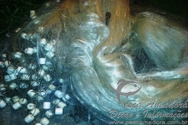 PMA  apreende 2 mil metros de rede durante fiscalização em Alagoas