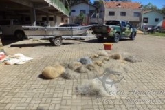 PMA apreende 24 redes irregulares em Canoinhas-SC