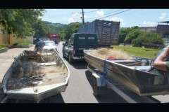 PMA apreende 3 mil metros de redes de pesca no Rio Paraiba-RJ