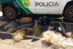 PMA apreende 44 redes de pesca durante fiscalizacao no Parana