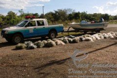 PMA apreende 4km de redes de pesca em barragem de hidreletrica no MS