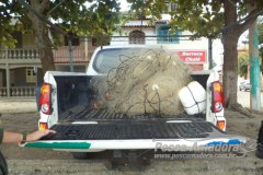 PMA apreende 550 metros de redes de pesca em area proibida no ES