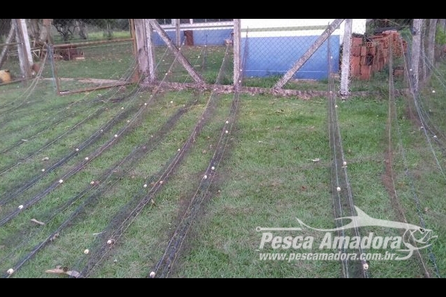 PMA apreende 900 metros de redes escondidas em mata do Parque das Várzeas do Ivinhema em MS