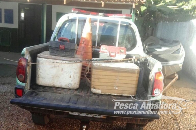 PMA apreende 93 kg de pescado ilegal no Rio Bananal em Tocantins