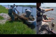 PMA apreende mais de 10 mil metros de redes e 300 kg de pescado ilegal no RS 2