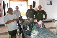 PMA apreende pescado ilegal no Rio Verdinho-GO