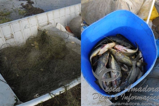 PMA apreende pescado e material ilegal na Represa de Chavantes em SP