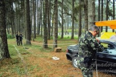 PMA apreende redes de pesca em acampamentos no Rio Canoas-SC