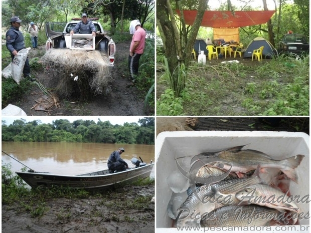 PMA apreende redes e 16 kg de peixe em SP
