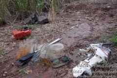 PMA apreende tarrafa e motor em Rinopolis-SP