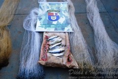 PMA apreende tarrafas no Rio Ivai-PR