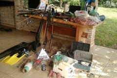 PMA apreende vasto material predatorio e aplica R$ 6.595,00 em multas em Uberlandia-MG