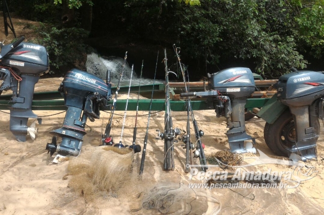 PMA autua 8 pessoas e prende dois por pesca ilegal no Rio Aquidauana-MS