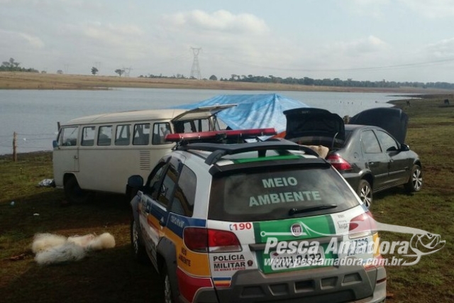 PMA autua homem por pesca ilegal e apreende 174 metros de redes no Rio Paranaíba-MG