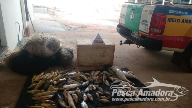 PMA flagra pesca ilegal e aplica R$ 109 mil em multas em Santa Vitória (MG)