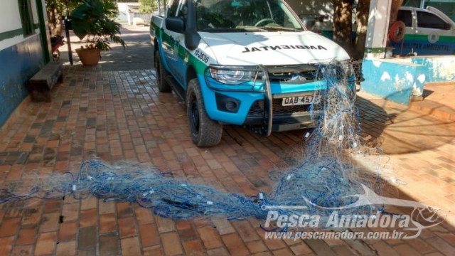 PMA flagra pesca ilegal de arrasto com redes no Rio Taquari (MS)